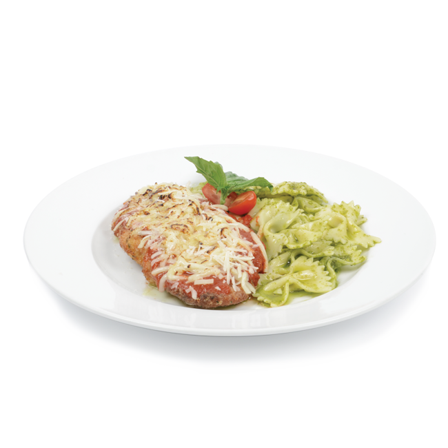 Escalope de poulet à la parmigiana