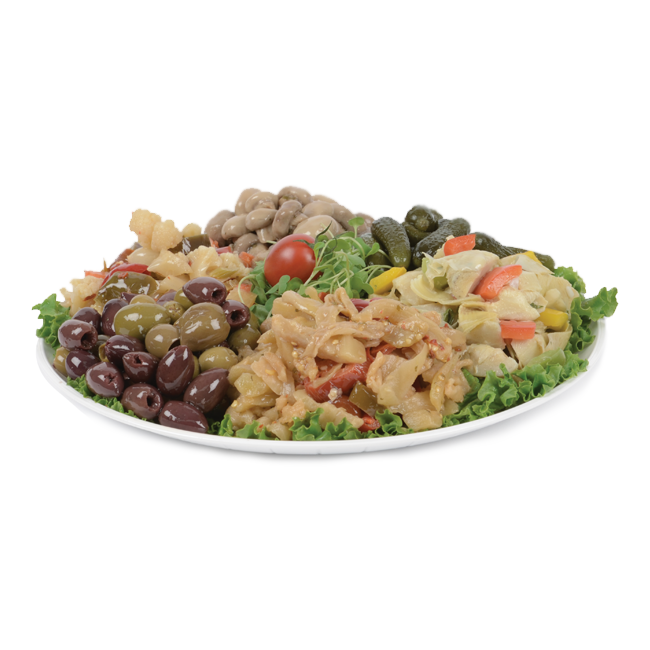 Assorted marinade platter