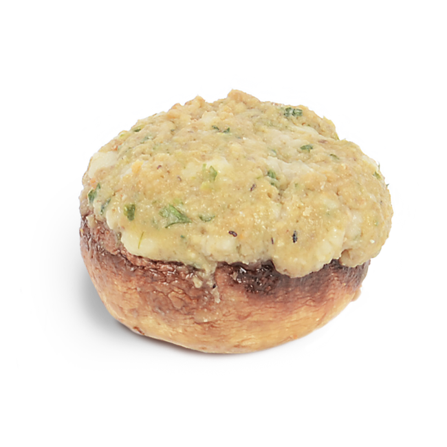 Mushrooms stuffed with Parmesan cheese